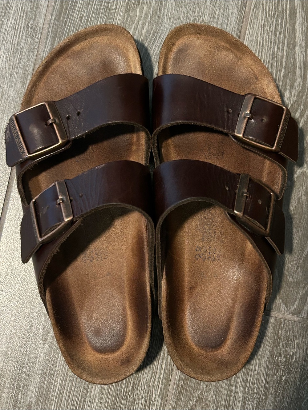 Birkenstock Arizona Soft Footbed Habana oiled leather; Size 7-7.5. EU38